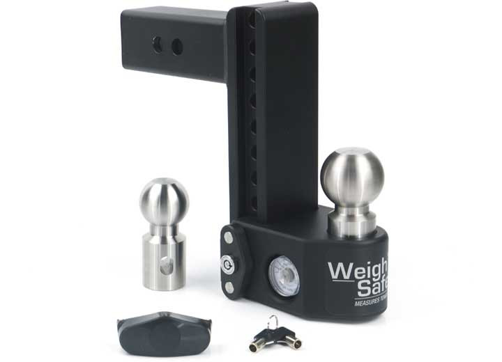 Weigh Safe - Tongue Weighing Adj Bal Mount  Inc 2in And 25/16in Balls 8in Drop 2.5in Shan - SWS8-2.5
