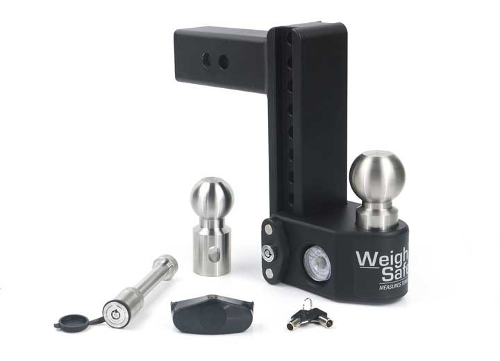 Weigh Safe - Tongue Weighing Adj Ball Mount  Inc 2in And 25/16in Balls 8in Drop 2.5in Sha - SWS8-2.5KA