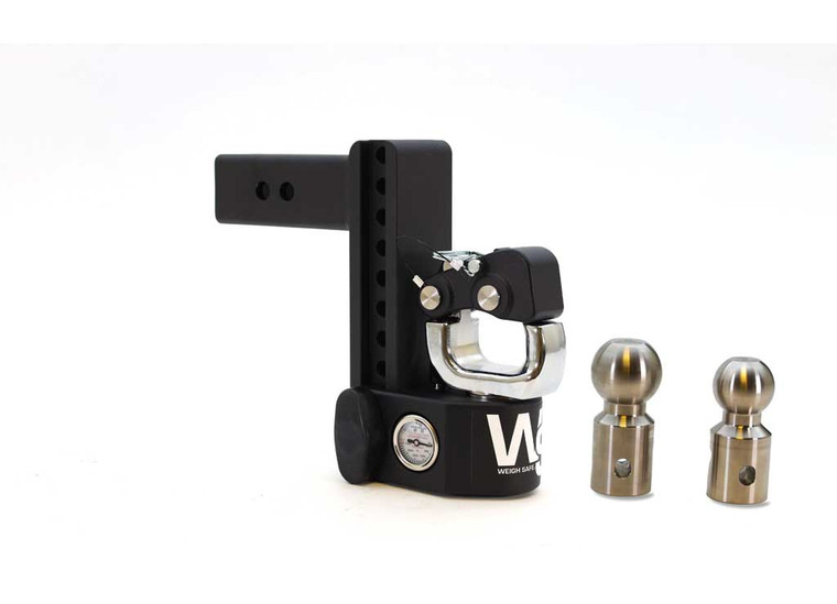 Weigh Safe - Steel Weigh Safe 8in Drop 2.5in Shank With Towballs And Pintle - SWS8-2.5-PATB