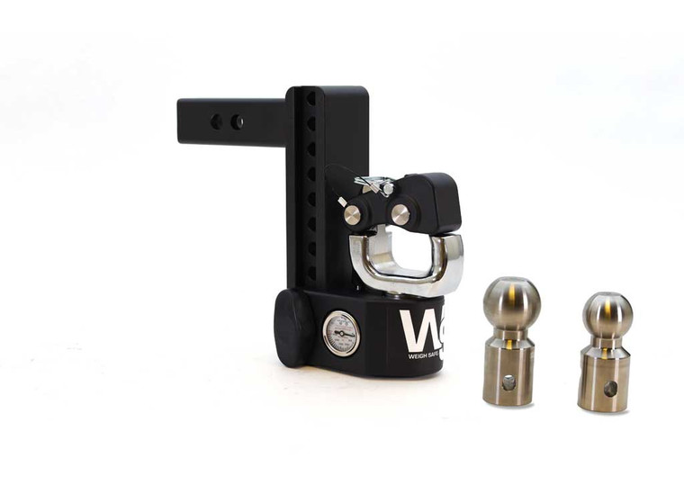 Weigh Safe - Steel Weigh Safe 8in Drop 2in Shank With Towballs And Pintle - SWS8-2-PATB