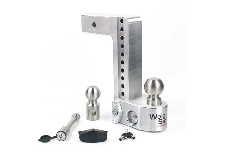 Weigh Safe - Weigh Safe 10 Drop Hitch W/ 2.5 Shank Keyed Alike Ws05 Included - WS10-2.5-KA