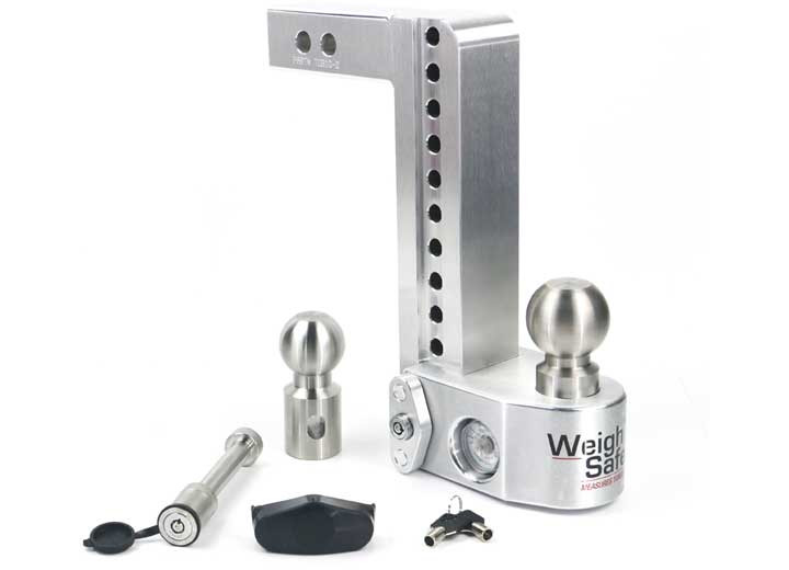 Weigh Safe - Weigh Safe 10 Drop Hitch W/ 2 Shank Keyed Alike Ws05 Included - WS10-2-KA