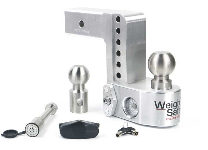 Weigh Safe - Weigh Safe 6 Drophitch W/2.5 Shank Keyed Alike Ws05 Included - WS6-2.5-KA