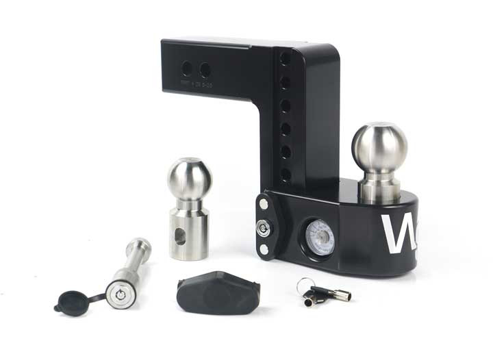Weigh Safe - Weigh Safe 6in Drop Hitch W/ 2.5in Shank (8k/14.5k Gtwr)w/cerakote - WS6-2.5-KA-CER-BLA