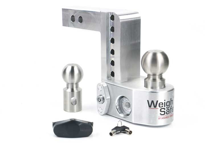 Weigh Safe - Weigh Safe 6 Drop Hitch W/ 2 Shank Adjustable Ball Mount W/ 17/8 & 2 Balls - WS6-2-03