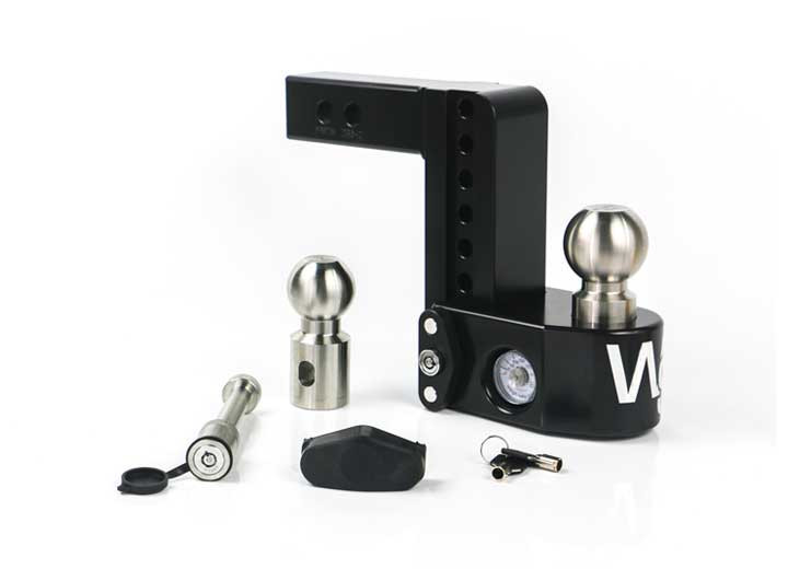 Weigh Safe - Weigh Safe 6in Drop Hitch W/ 2in Shank (8k/10k Gtwr)w/cerakote - WS6-2-KA-CER-BLA