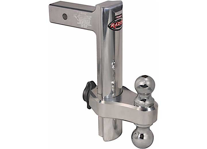 Trimax Locks - Trimax Razor 12in Drop/rise Aluminum (comes With Hitch Balls) - TRZ12AL