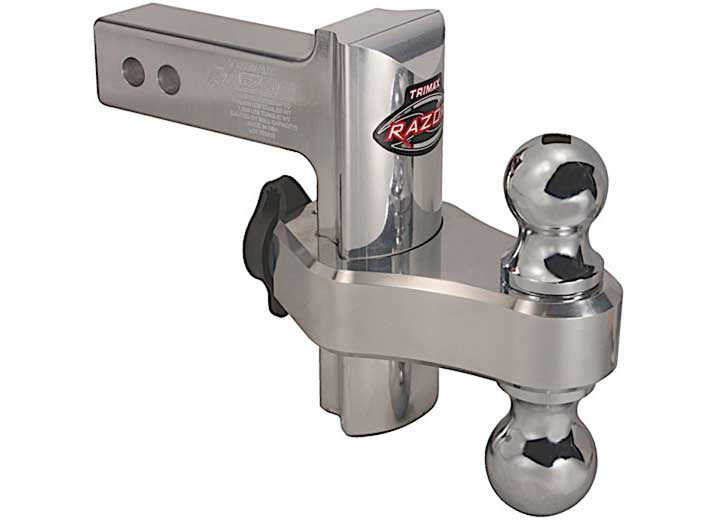 Trimax Locks - Trimax Razor 6in Drop/rise Aluminum (comes With Hitch Balls) - TRZ6AL