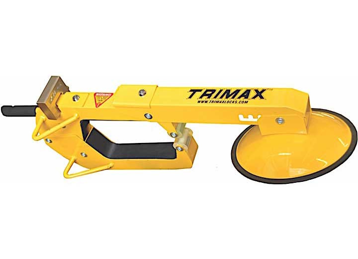 Trimax Locks - Super Max Adjustable Wheel Lock W/ Heavy Steel Disc Covering Lug Nutspad Lock Included - TWL400