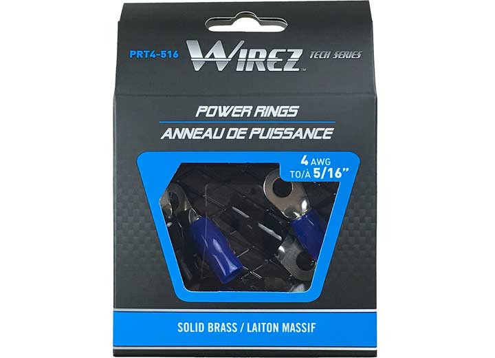 Wirez Inc - 4 Awg Power Rings - PRT4-516B