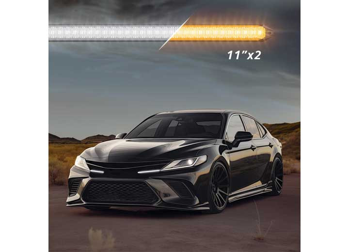 XK Glow - 11in Switchback Grill Lights With Startup Animation & Sequential Turn Signals - XK041029-11