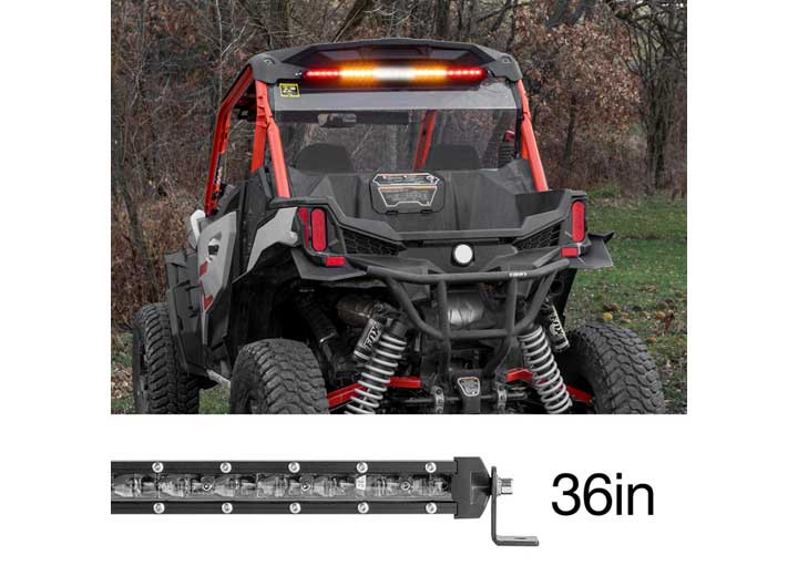 XK Glow - 36in Super Slim Offroad Led Chase Bar 5 Modes 108w - XK068036