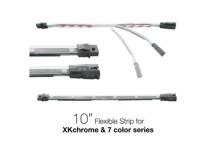 XK Glow - 10in Multi Color Flexible Strip&7 Color Series - XK-4P-S-10