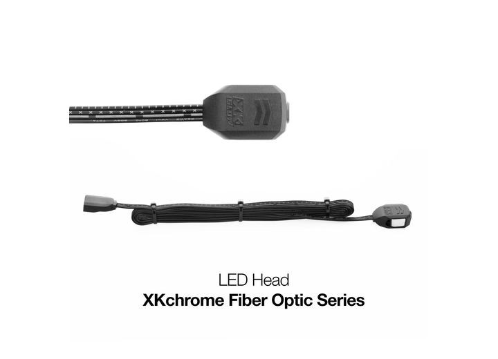 XK Glow - Xkchrome Rgb Ultra Bright Led Head Fiber Optic Series - XK-FO-HEAD