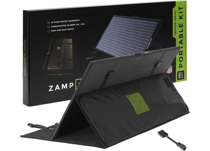 Zamp Solar - Obsidian Series 100 Watt Dometic Plb40 Power Charging Kit - USP3002