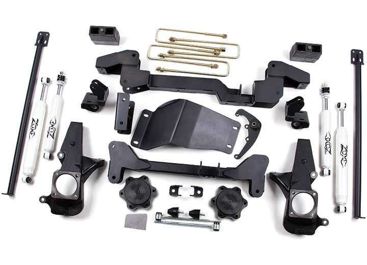 Zone Offroad - (kit) 0110 Gm K2500 Hd 6in Suspension System - C4