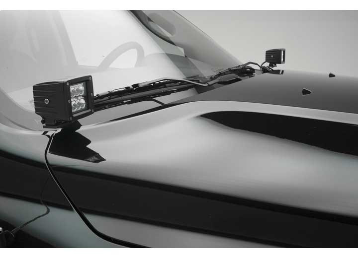Zroadz - 1318 Ram 1500 And Sport Hood Hinges Led Light Bar Mountsby A Pillarpod Style - Z364521