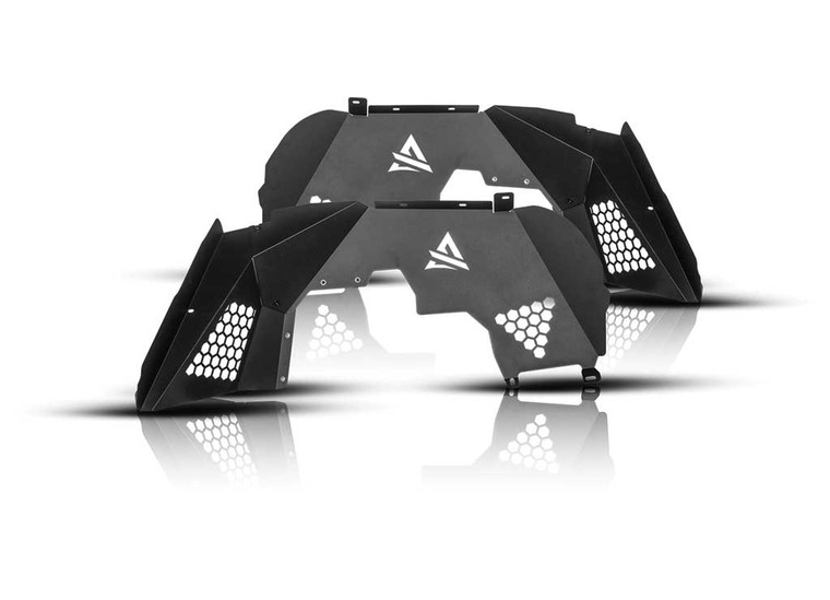 Attica 4x4 - 1824 Wrangler Terra Inner Fendersblackpowder Coatedsteel - ATTJL01G106-BX