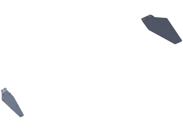 Artec Industries - 20c Gladiator Sport/rubicon/overland/392/mojave High Clearance Comp Rear Bumper Corner Pod Skid - JT0218