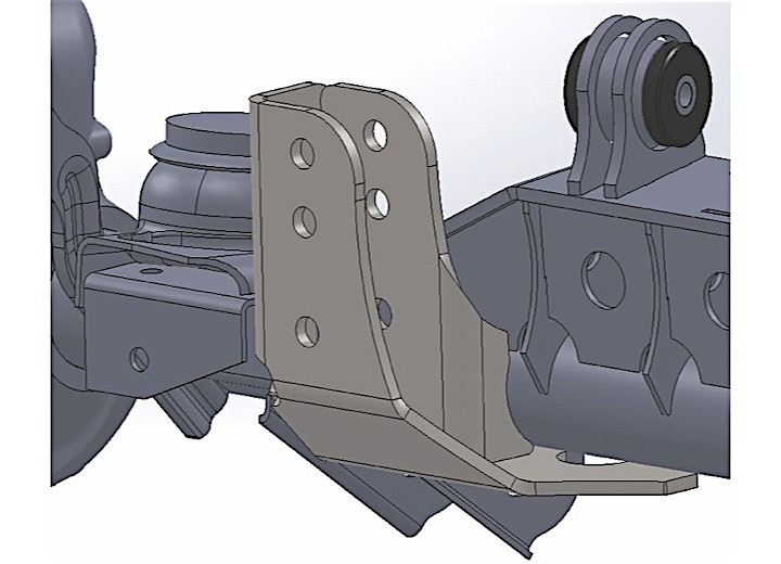 Artec Industries - 9306 Jeep Tj Raised Tracbar Bracket Front Axle - TJ3013