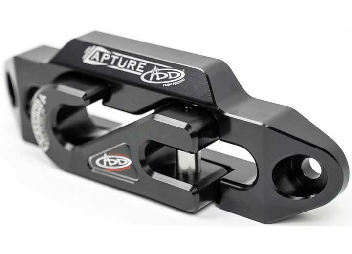 Addictive Desert - 1 5/16 Winch Fairlead Plate With Recessed Round End Hook In Black - AC99157590NA