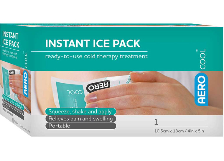 Aero Healthcare - Aerocool Instant Ice Pack Small Green/white 48 Per Casesold By Case - AII3000US