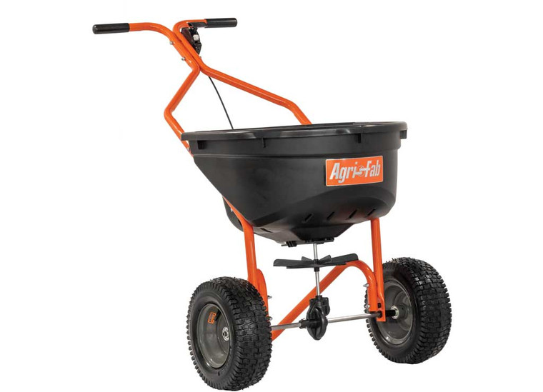 Agri-Fab - Push Spreader 110lb Orange/black - 45-0576