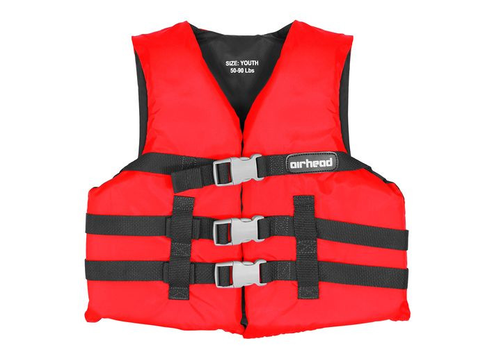 Airhead Sports - Airhead General Purpose Life Vest Red Youth - 10002-03-A-RD