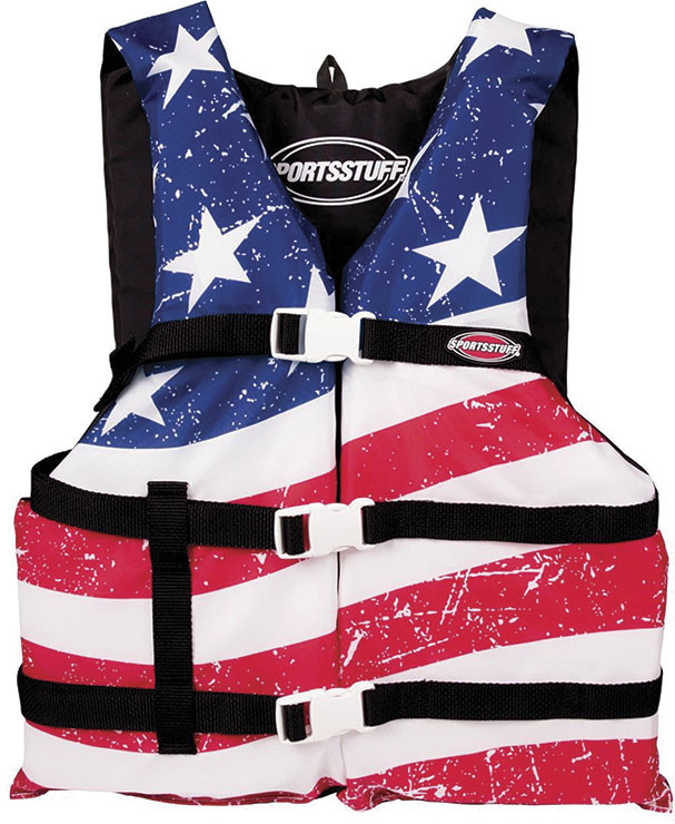 Airhead Sports - General Purpose Life Vestuniversal Adult Stars And Stripes - 10098-15-A-US