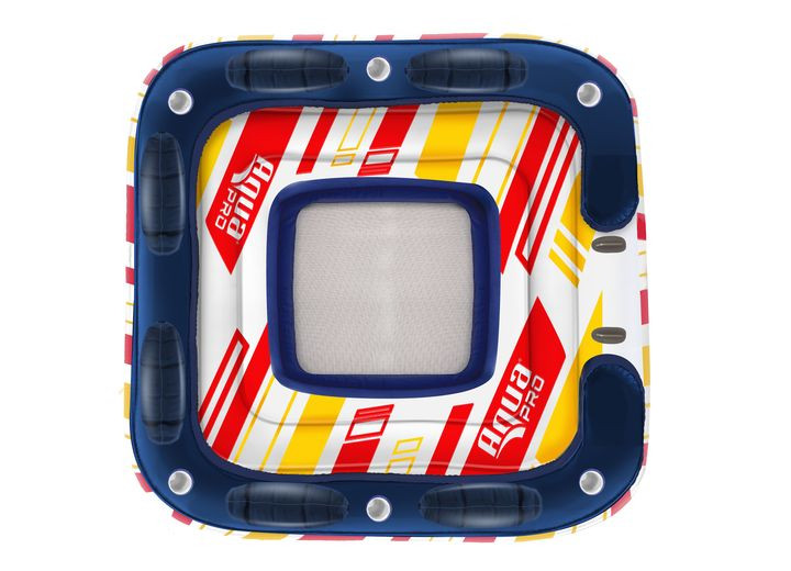 Aqua Pro - 34 Peson Inflatable Lake Raft 85in X 85in - APL21000