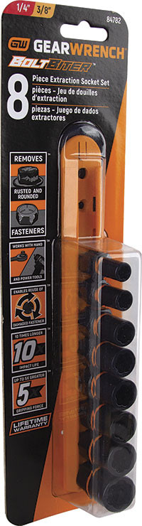 GearWrench - Crescent Tool - 8pc 1/4in & 3/8indr Bolt Biter Set - 84782