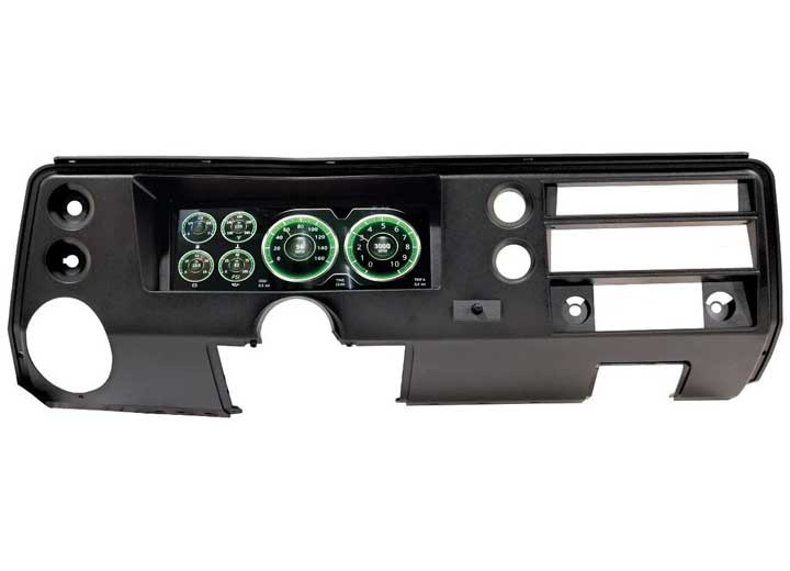 Auto Meter - 68 Chevelle Invision Lcd Dash Kit Direct Fit Digital Dash 12.3in Display Incl Brackets - 7401