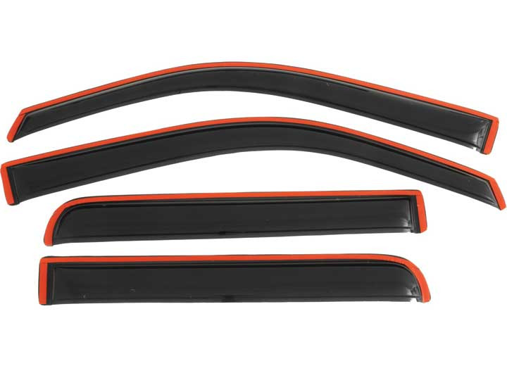 Auto Ventshade - 0914 F150 Super Crew 4pc Inchannel Ventvisorsmoke - 194155