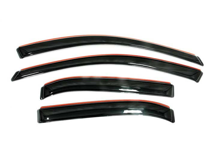 Auto Ventshade - 18c Equinox 4pc Inchannel Ventvisor Black - 194634