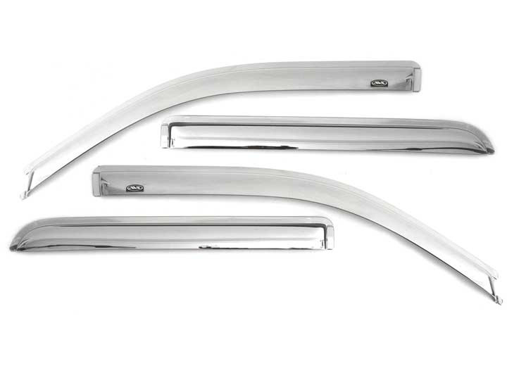 Auto Ventshade - 0721 Tundra Crewmax Chrome Ventvisor  4pc Chrome - 684309