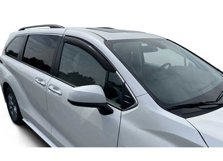 Auto Ventshade - 21c Sienna Ventvisor 2pc Grey - 92707