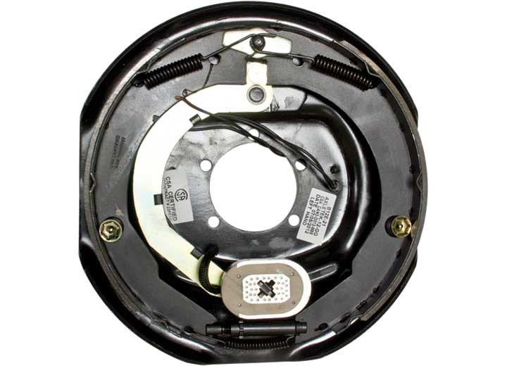 Axletek - Electric Brake 12k Gd 121/4in X 5in 7 Holes Dust Shield Right - B1212E-12