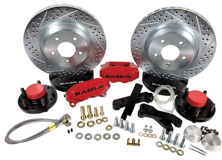 Baer Brake Systems - 13in Ss4 Brake Sys Frt Blk 6472 Abody - 4301526B