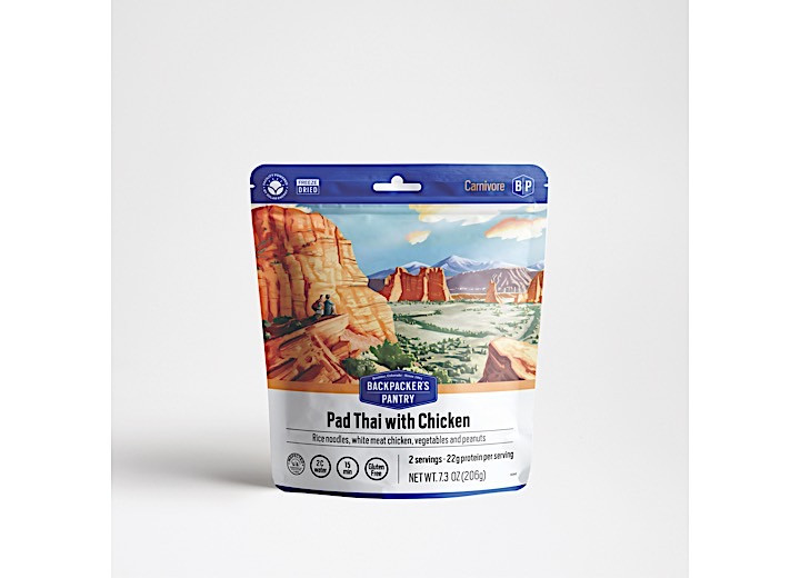 Backpacker's Pantry - Pad Thai W/chicken 2serve Gluten Free (6 Pouches) - 102447