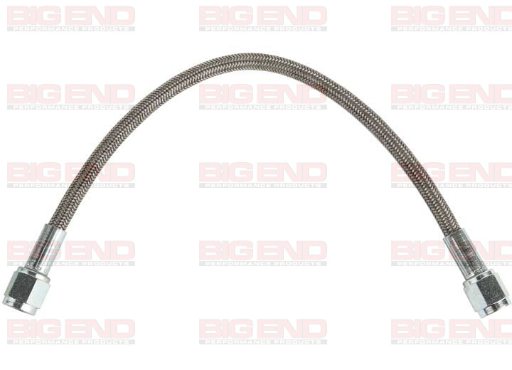 Big End Performance - 3an To 30in Straight To Straight Stainless Steel Brake Line - 21030