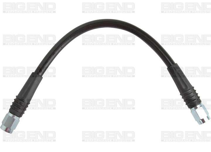 Big End Performance - #3 Brake Line 9in Dot Stainless Steel Braid Black Cover - 21709