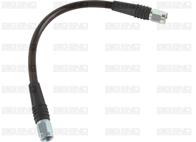 Big End Performance - #3 Brake Line 9in Dot Stainless Steel Braid Carbon Fiber Cover - 21809