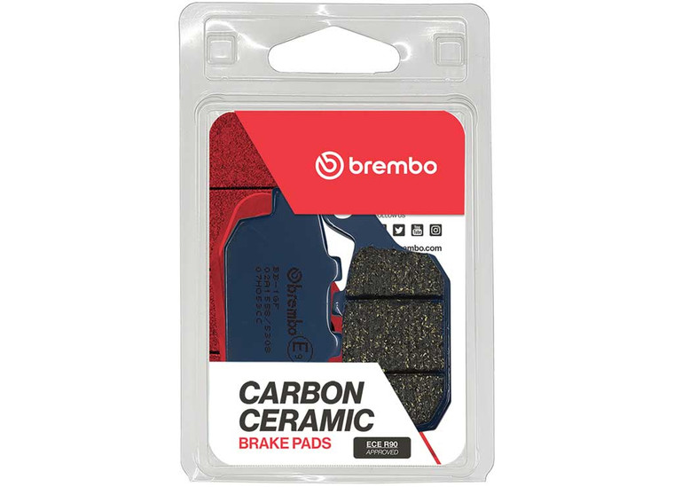 Brembo - Brembo Carbon Ceramic Cc Brake Pad Set Powersports - 07HO53CC