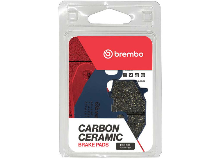 Brembo - Brembo Carbon Ceramic Brake Pad Set Powersports - 07KA1617