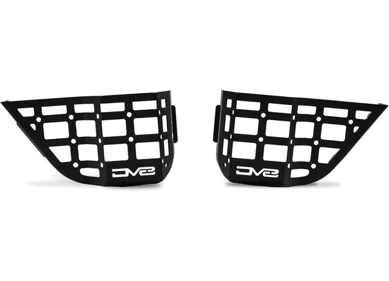 DV8 Offroad - 1118 Wrangler Jk Front Door Pocket Molle Panelsblack - MPJK-05