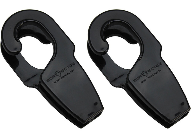 Extreme Max - Boattector Boat Rail Fender Hangers 1.25in Black(value Pack Of 2) - 3005.5014