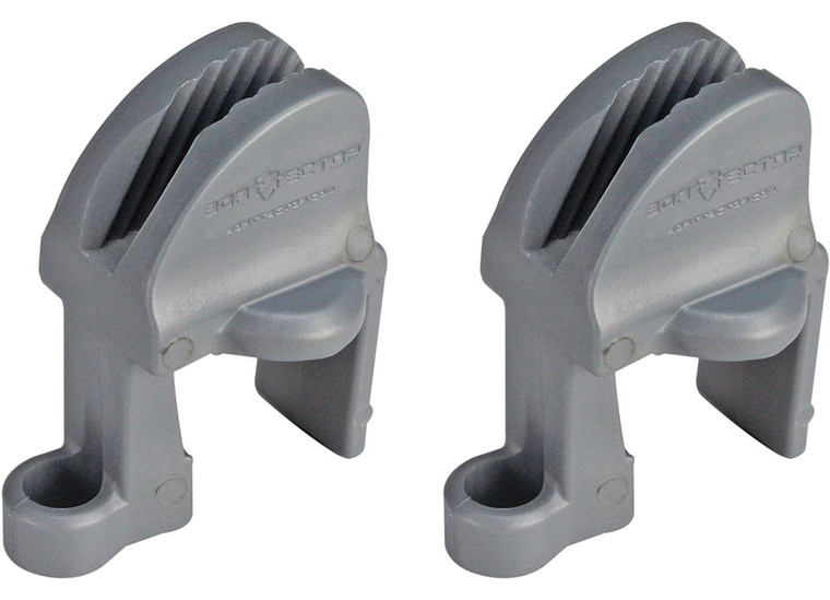Extreme Max - Boattector Quick Adjust Pontoon Rail Fender Hanger Gray(pack Of 2) - 3005.5058