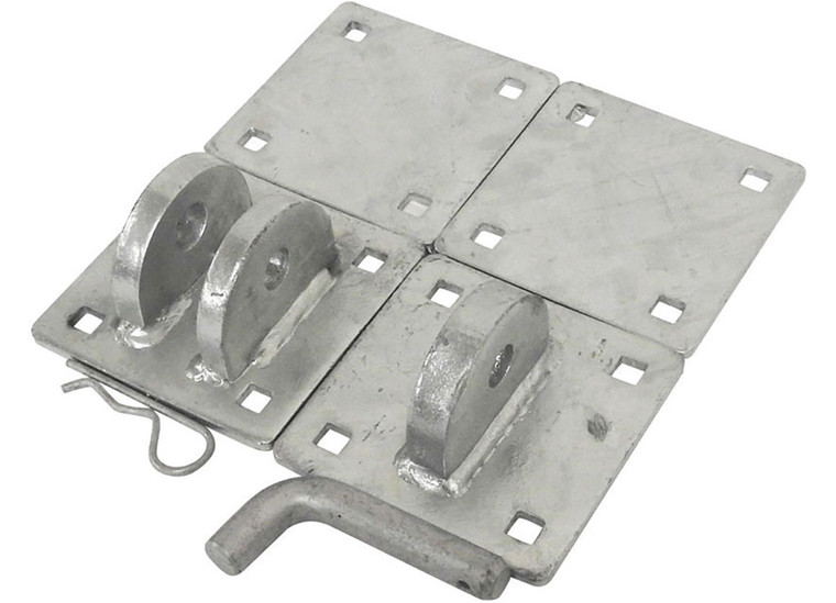 Extreme Max - Hd Floating Dock Galv Link Connector Kit Incl Two Complete Hinge Setsconnect Two Floating Dock Sec - 3005.5588