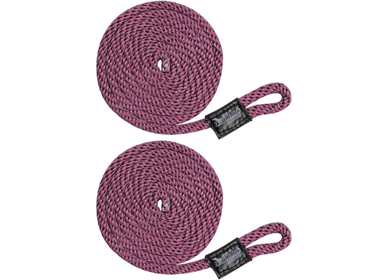 Extreme Max - Boattector Solid Braid Mfp Fender Line 3/8in X 5ft Burgundy(value Pack Of 2) - 3006.2344