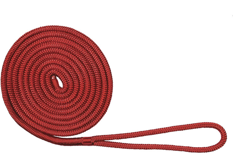 Extreme Max - Exmax Double Braid Nylon Dockline 1/2x25' Red - 3006.2957
